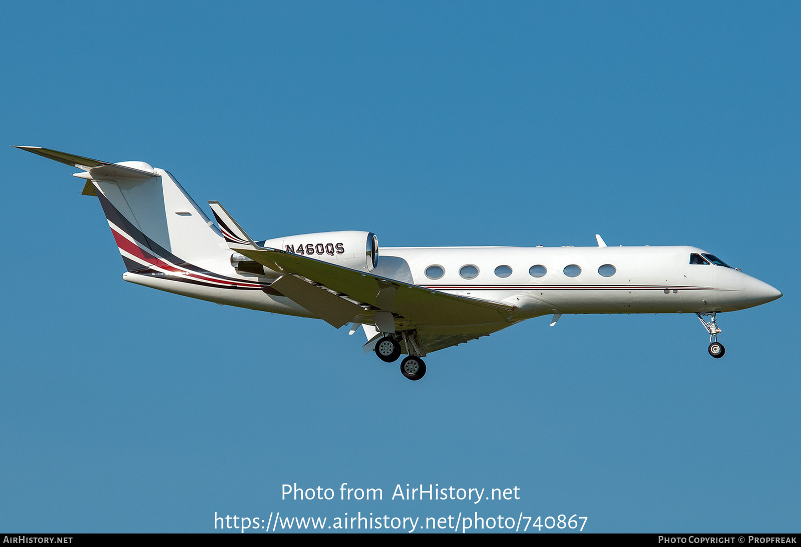 Aircraft Photo of N460QS | Gulfstream Aerospace G-IV Gulfstream IV-SP | AirHistory.net #740867