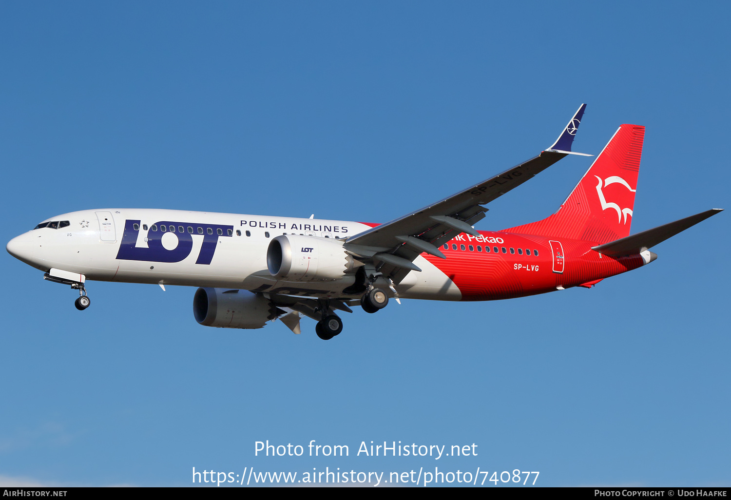 Aircraft Photo of SP-LVG | Boeing 737-8 Max 8 | LOT Polish Airlines - Polskie Linie Lotnicze | AirHistory.net #740877