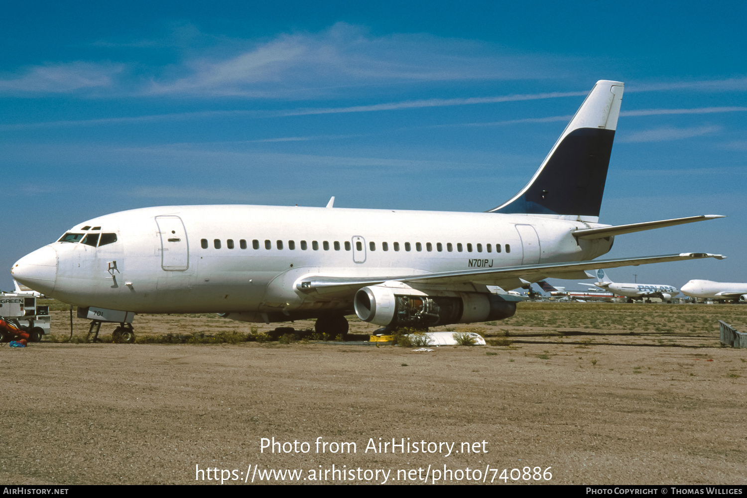 Aircraft Photo of N701PJ | Boeing 737-130 | AirHistory.net #740886