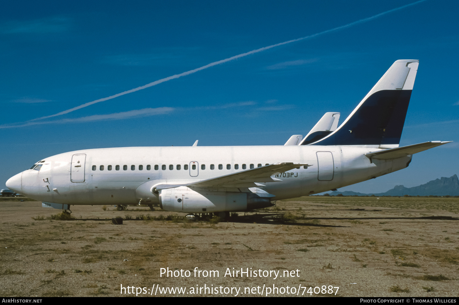 Aircraft Photo of N703PJ | Boeing 737-130 | AirHistory.net #740887