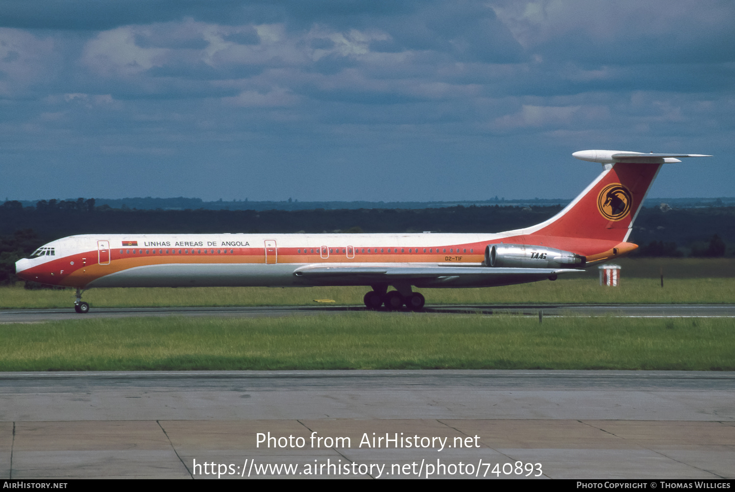 Aircraft Photo of D2-TIF | Ilyushin Il-62M | TAAG Angola Airlines - Linhas Aéreas de Angola | AirHistory.net #740893