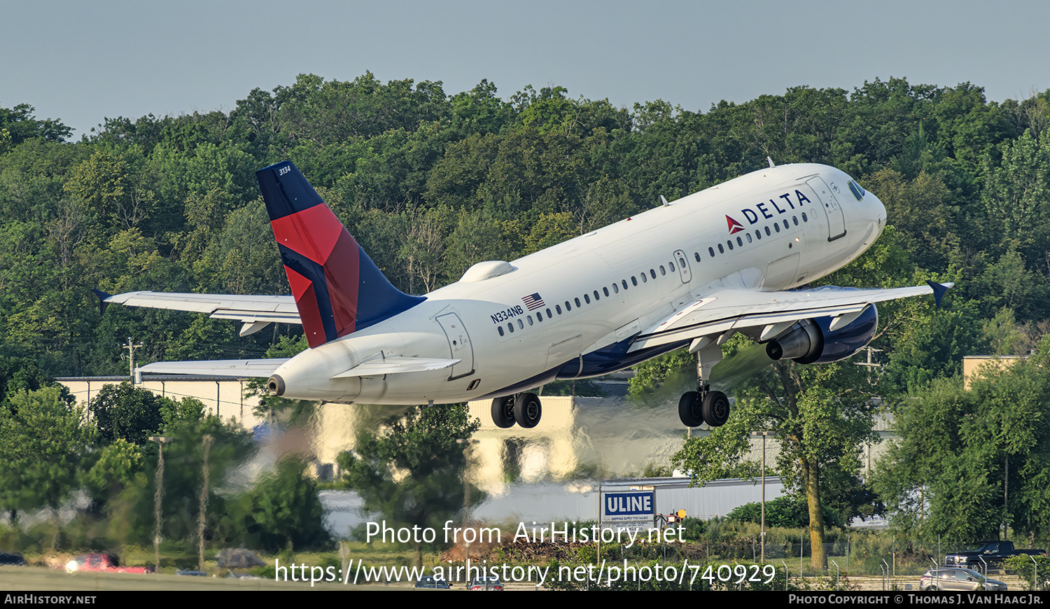 Aircraft Photo of N332NB | Airbus A319-114 | Delta Air Lines | AirHistory.net #740929