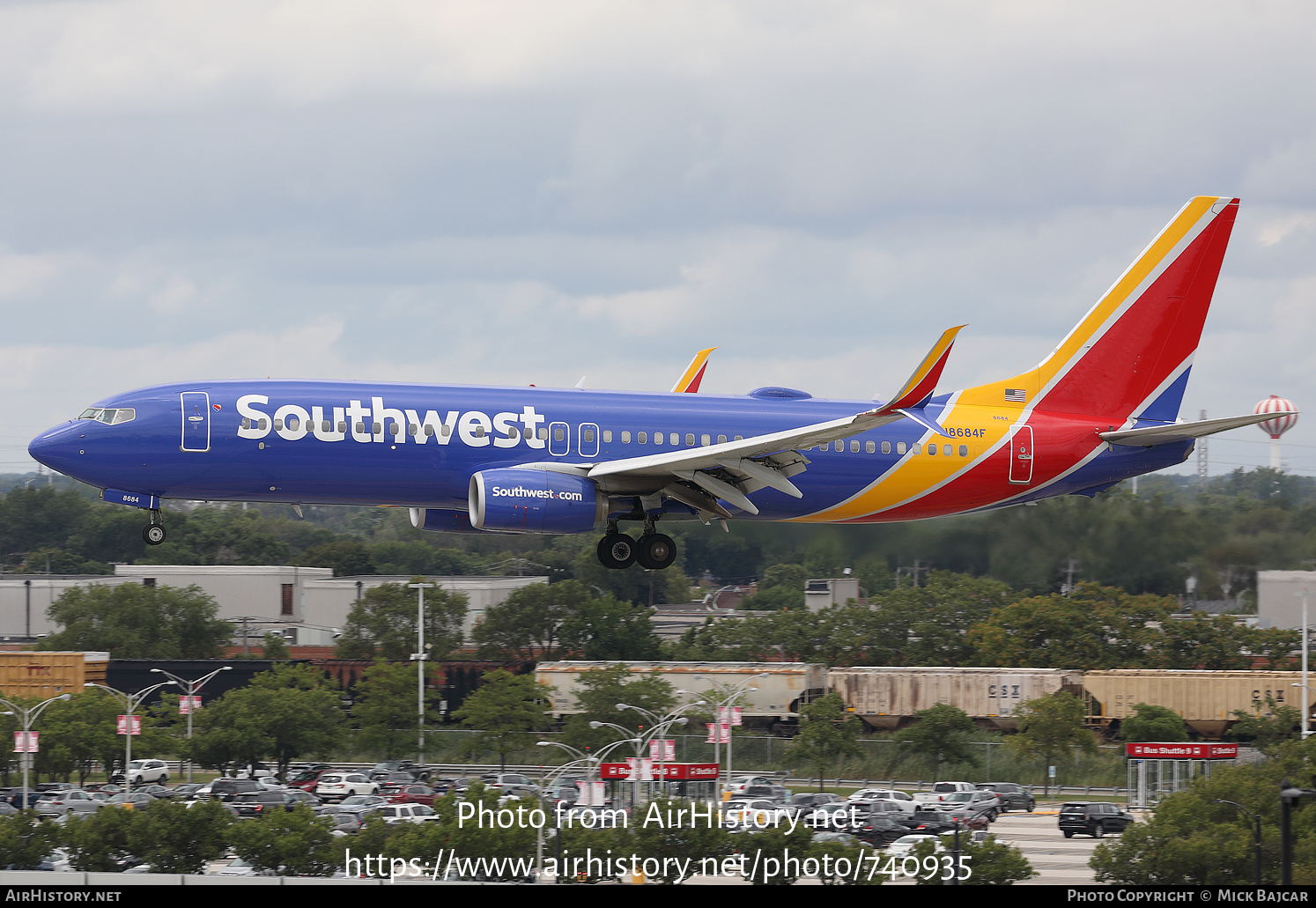 Aircraft Photo of N8684F | Boeing 737-8H4 | Southwest Airlines | AirHistory.net #740935