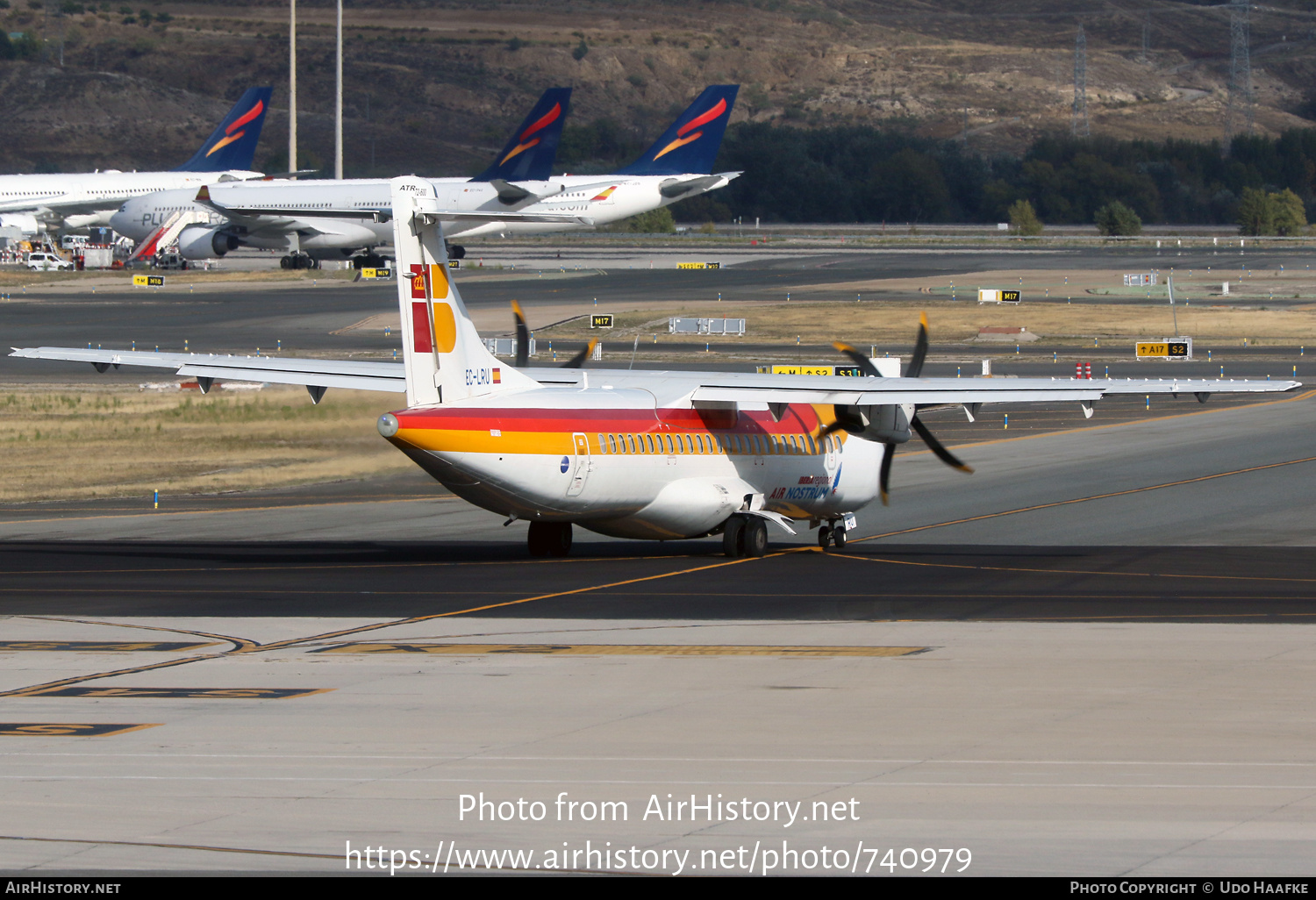 Aircraft Photo of EC-LRU | ATR ATR-72-600 (ATR-72-212A) | Iberia Regional | AirHistory.net #740979