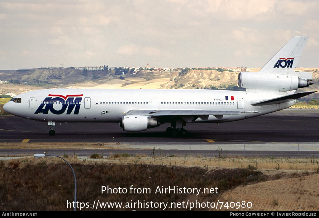 Aircraft Photo of F-ODLZ | McDonnell Douglas DC-10-30 | AOM French Airlines | AirHistory.net #740980