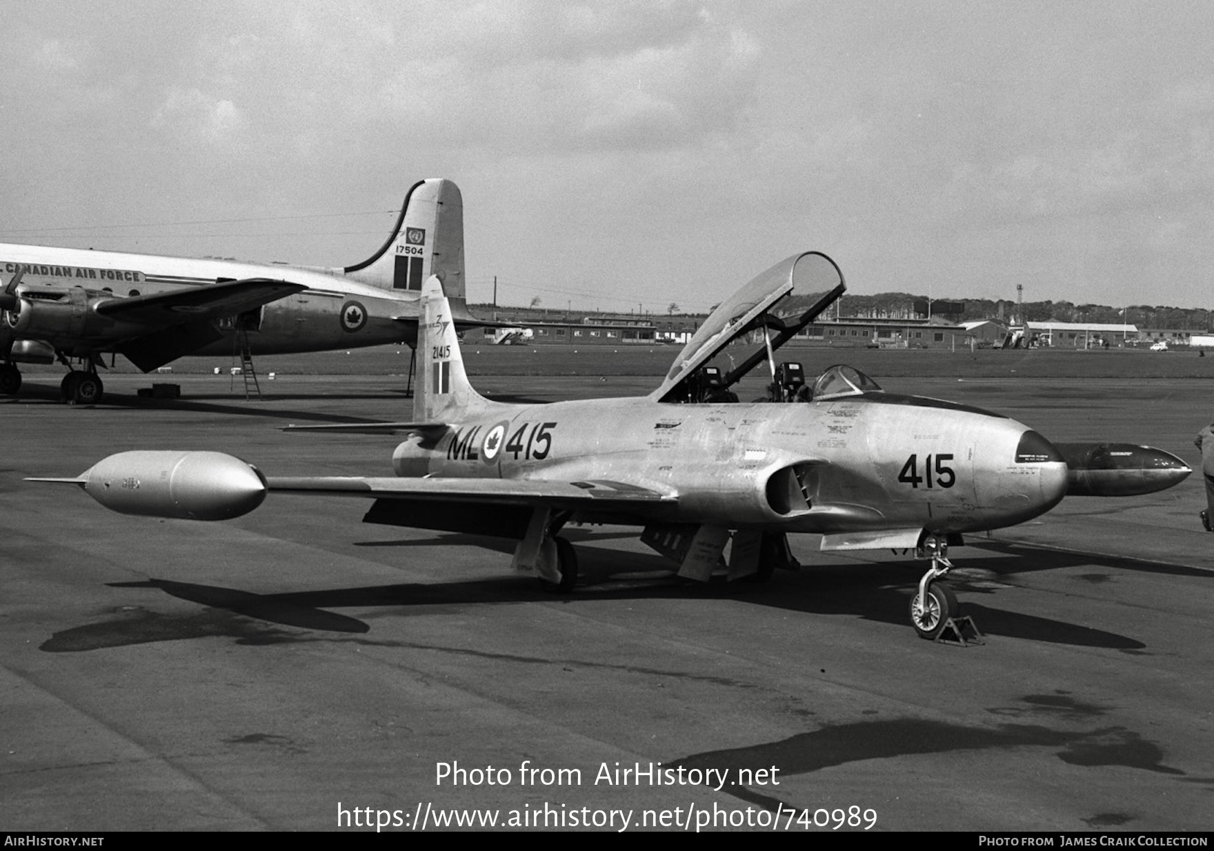 Aircraft Photo of 21415 | Canadair T-33AN Silver Star 3 | Canada - Air Force | AirHistory.net #740989