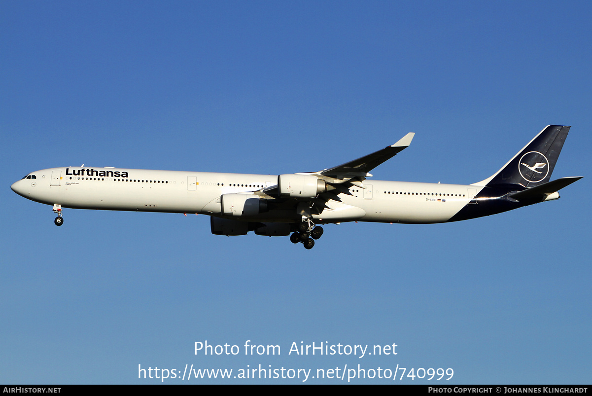 Aircraft Photo of D-AIHF | Airbus A340-642 | Lufthansa | AirHistory.net #740999