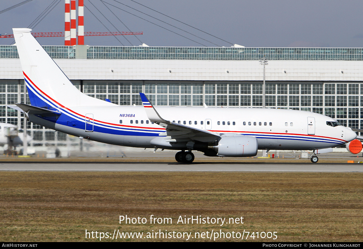 Aircraft Photo of N836BA | Boeing 737-7BC BBJ | AirHistory.net #741005