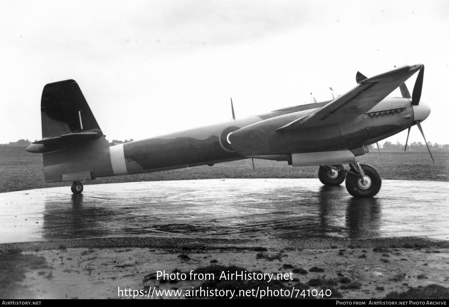 Aircraft Photo of DX281 | Westland P.14 Welkin I | UK - Air Force | AirHistory.net #741040