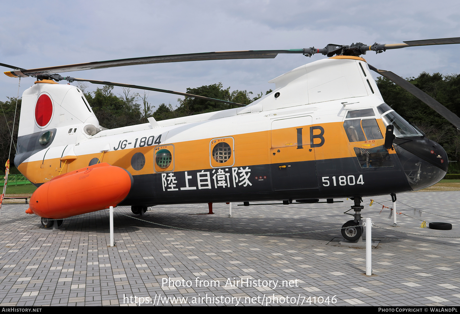 Aircraft Photo of 51804 / JG-1804 | Kawasaki KV-107-IIA-4 | Japan - Army | AirHistory.net #741046