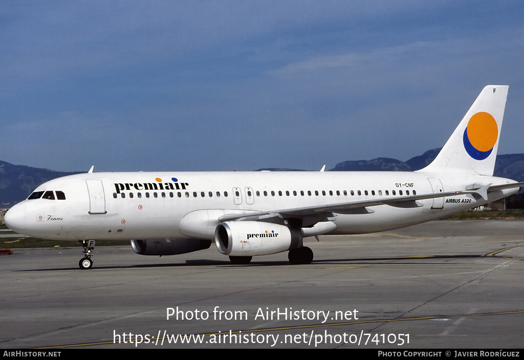 Aircraft Photo of OY-CNF | Airbus A320-231 | Premiair | AirHistory.net #741051