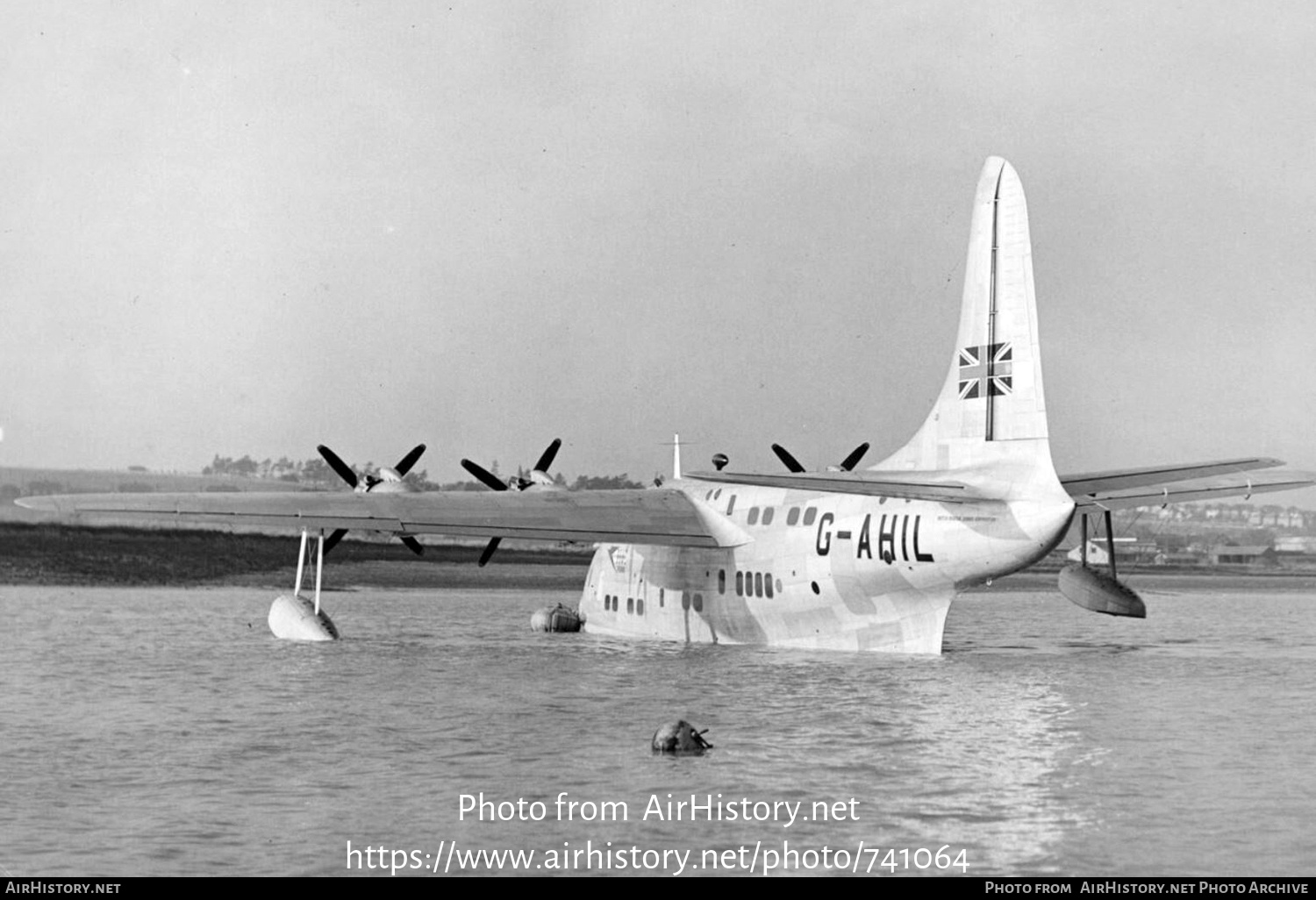 Aircraft Photo of G-AHIL | Short S-45 Solent 2 | BOAC - British Overseas Airways Corporation | AirHistory.net #741064