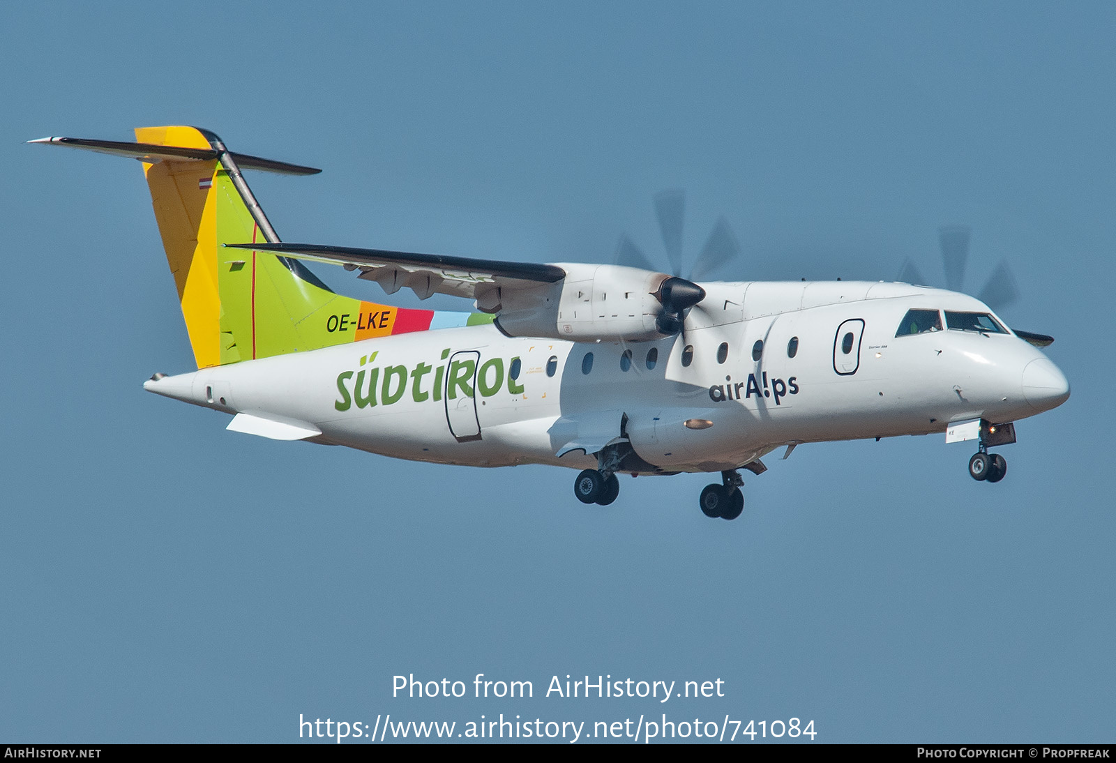 Aircraft Photo of OE-LKE | Dornier 328-110 | Air Alps | AirHistory.net #741084