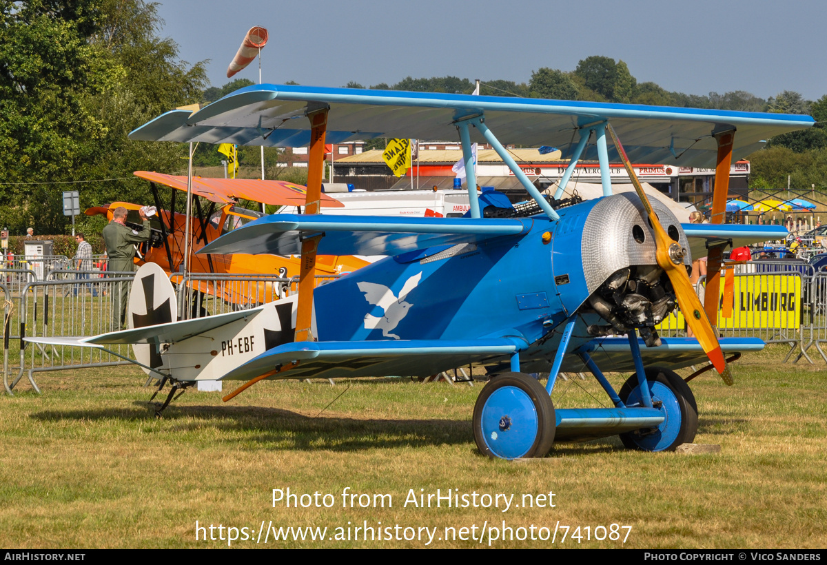 Aircraft Photo of PH-EBF | Fokker Dr.1 (replica) | Germany - Air Force | AirHistory.net #741087