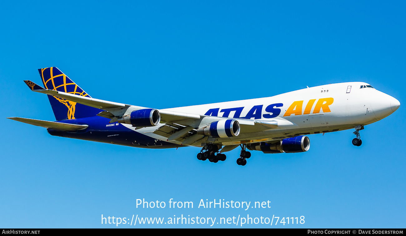 Aircraft Photo of N492MC | Boeing 747-47UF/SCD | Atlas Air | AirHistory.net #741118