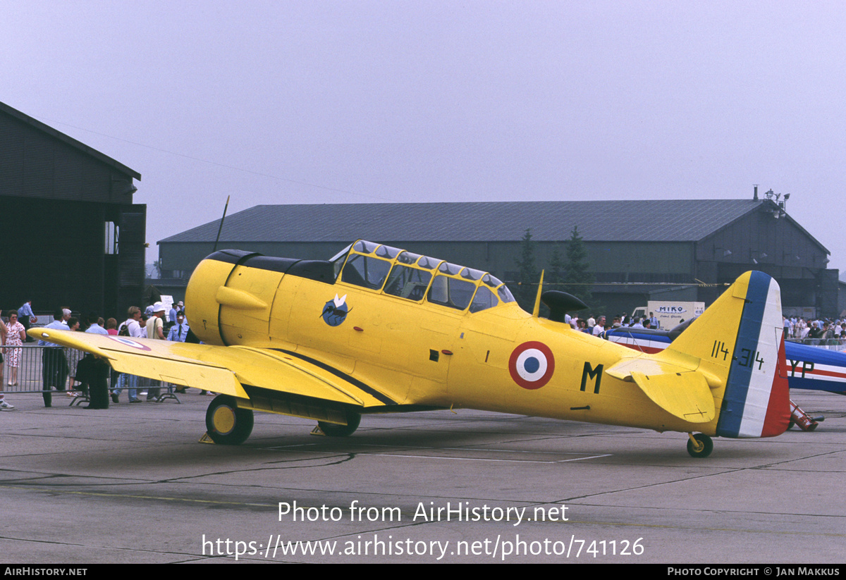 Aircraft Photo of 114314 | North American T-6G Texan | France - Air Force | AirHistory.net #741126