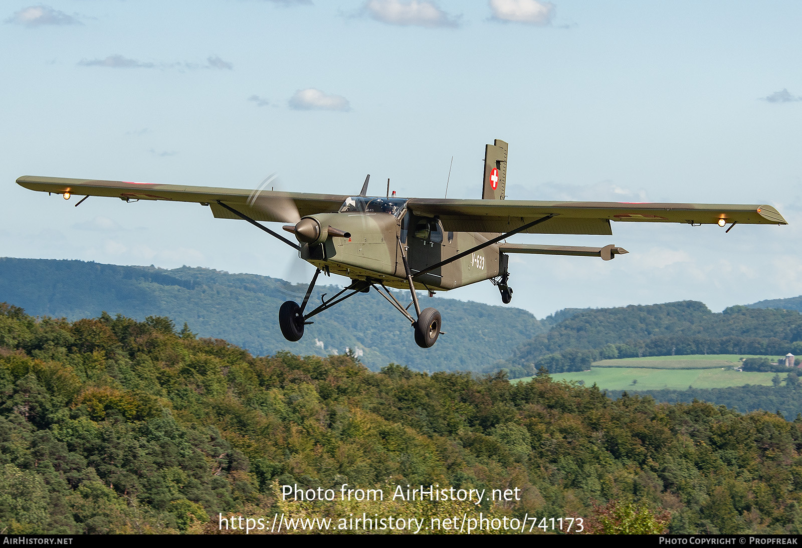 Aircraft Photo of V-633 | Pilatus PC-6/B2-H2M Turbo Porter | Switzerland - Air Force | AirHistory.net #741173