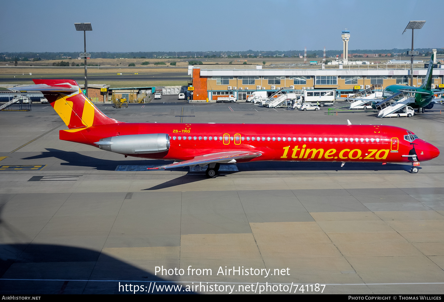 Aircraft Photo of ZS-TRG | McDonnell Douglas MD-87 (DC-9-87) | 1Time | AirHistory.net #741187