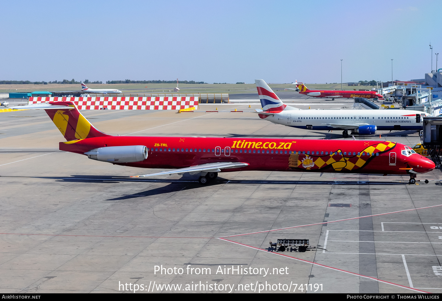 Aircraft Photo of ZS-TRL | McDonnell Douglas MD-83 (DC-9-83) | 1Time | AirHistory.net #741191