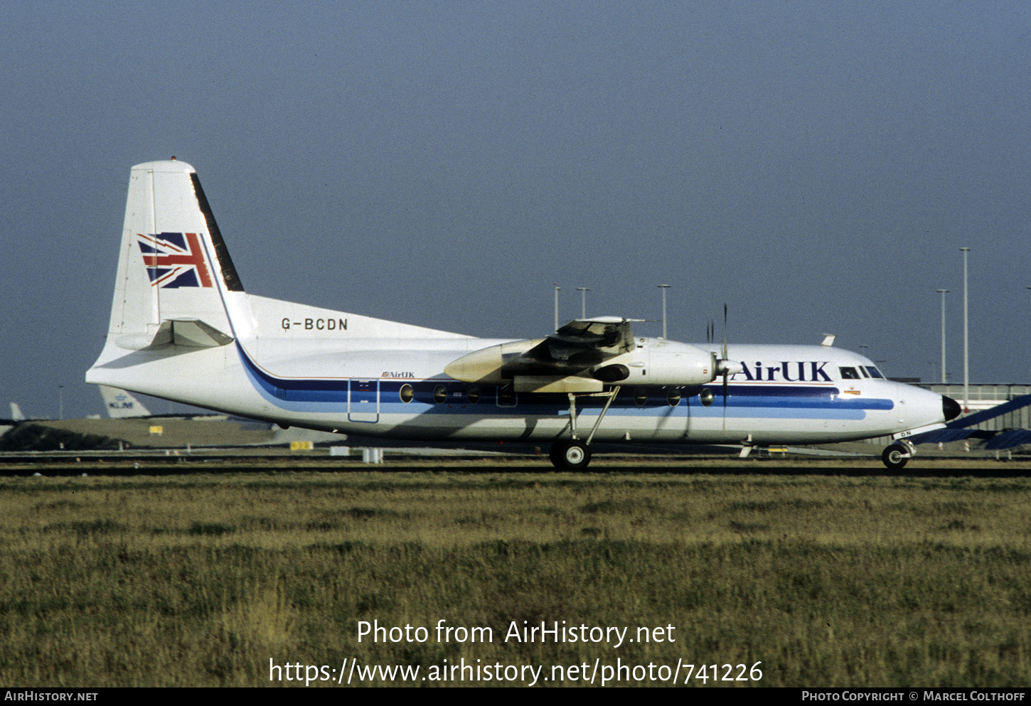 Aircraft Photo of G-BCDN | Fokker F27-200 Friendship | Air UK | AirHistory.net #741226