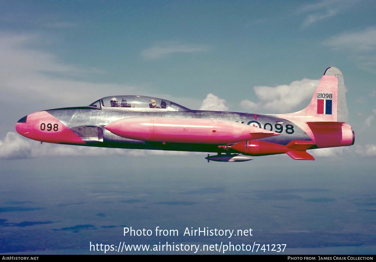 Aircraft Photo of 21098 | Canadair T-33AN Silver Star 3 | Canada - Air Force | AirHistory.net #741237