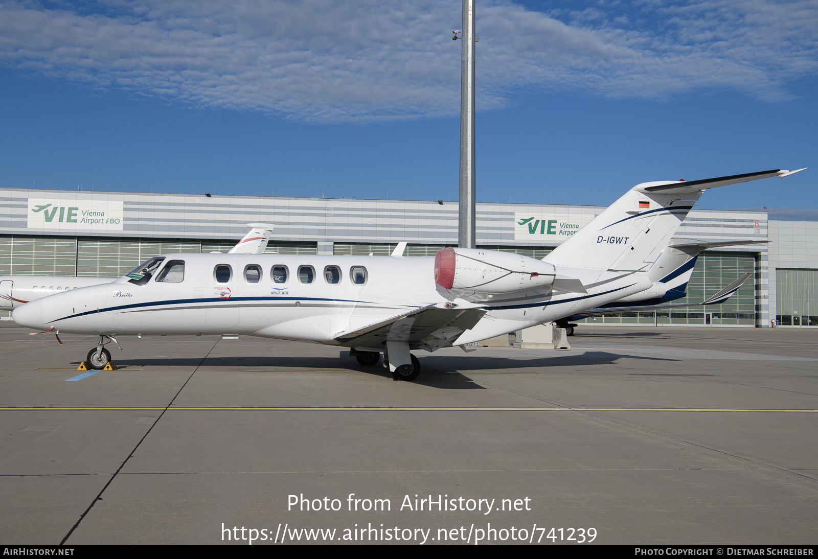 Aircraft Photo of D-IGWT | Cessna 525A CitationJet CJ2+ | Sylt Air | AirHistory.net #741239