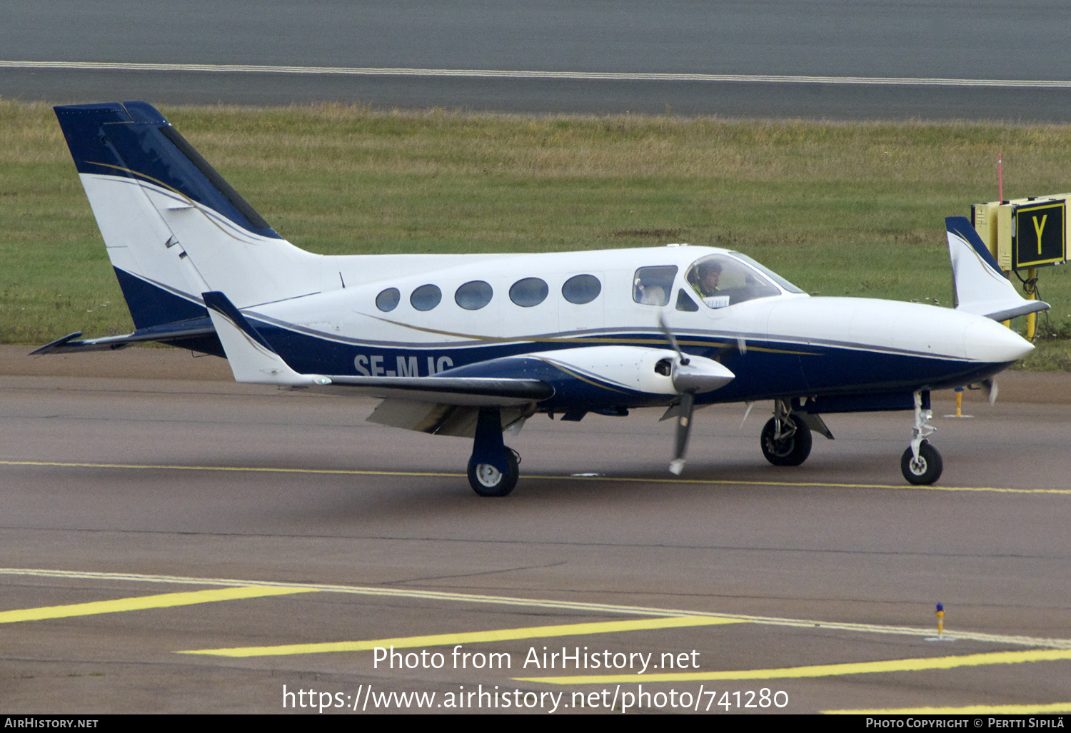 Aircraft Photo of SE-MJG | Cessna 414A Chancellor | AirHistory.net #741280