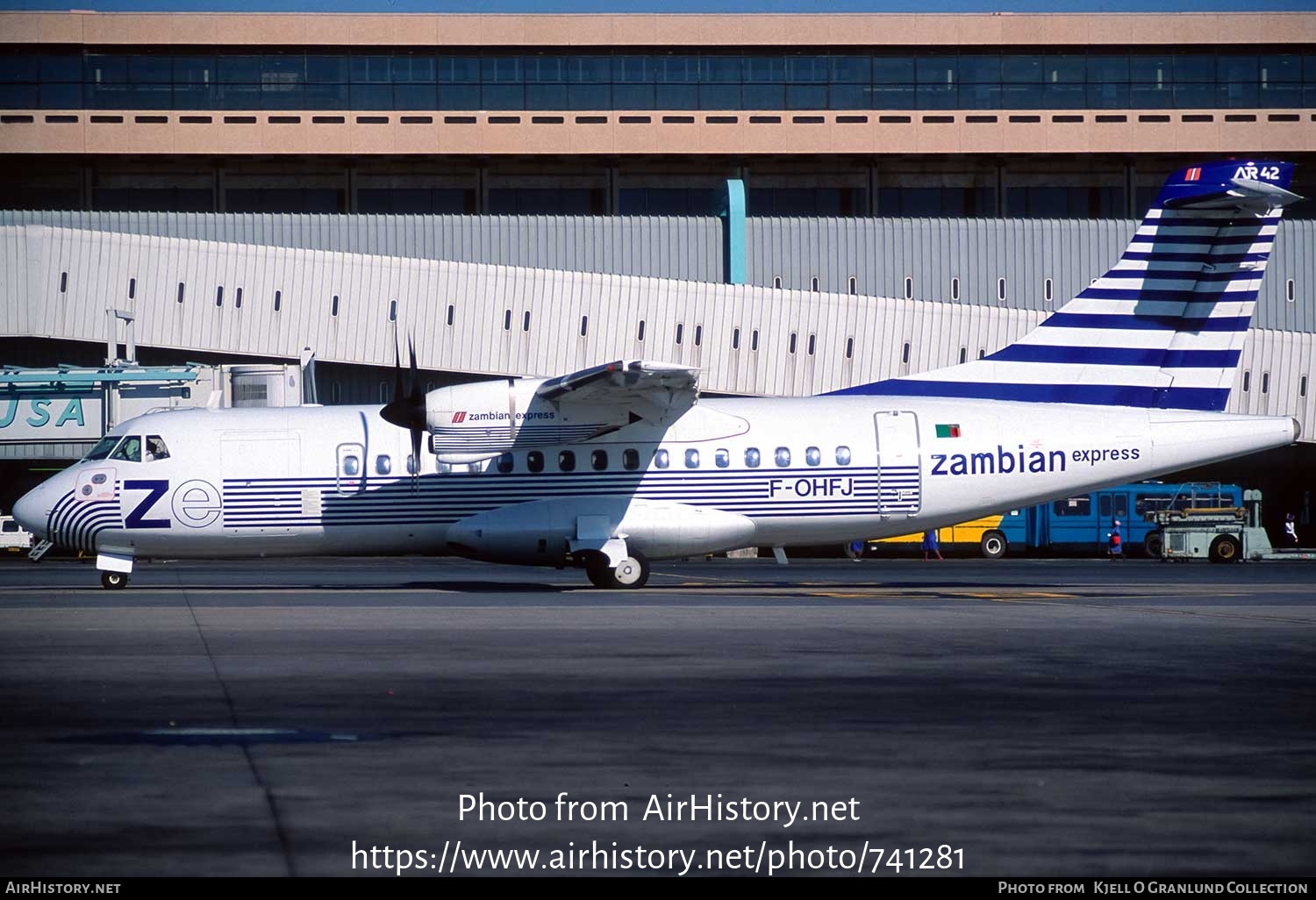 Aircraft Photo of F-OHFJ | ATR ATR-42-320 | ZE - Zambian Express Airways | AirHistory.net #741281