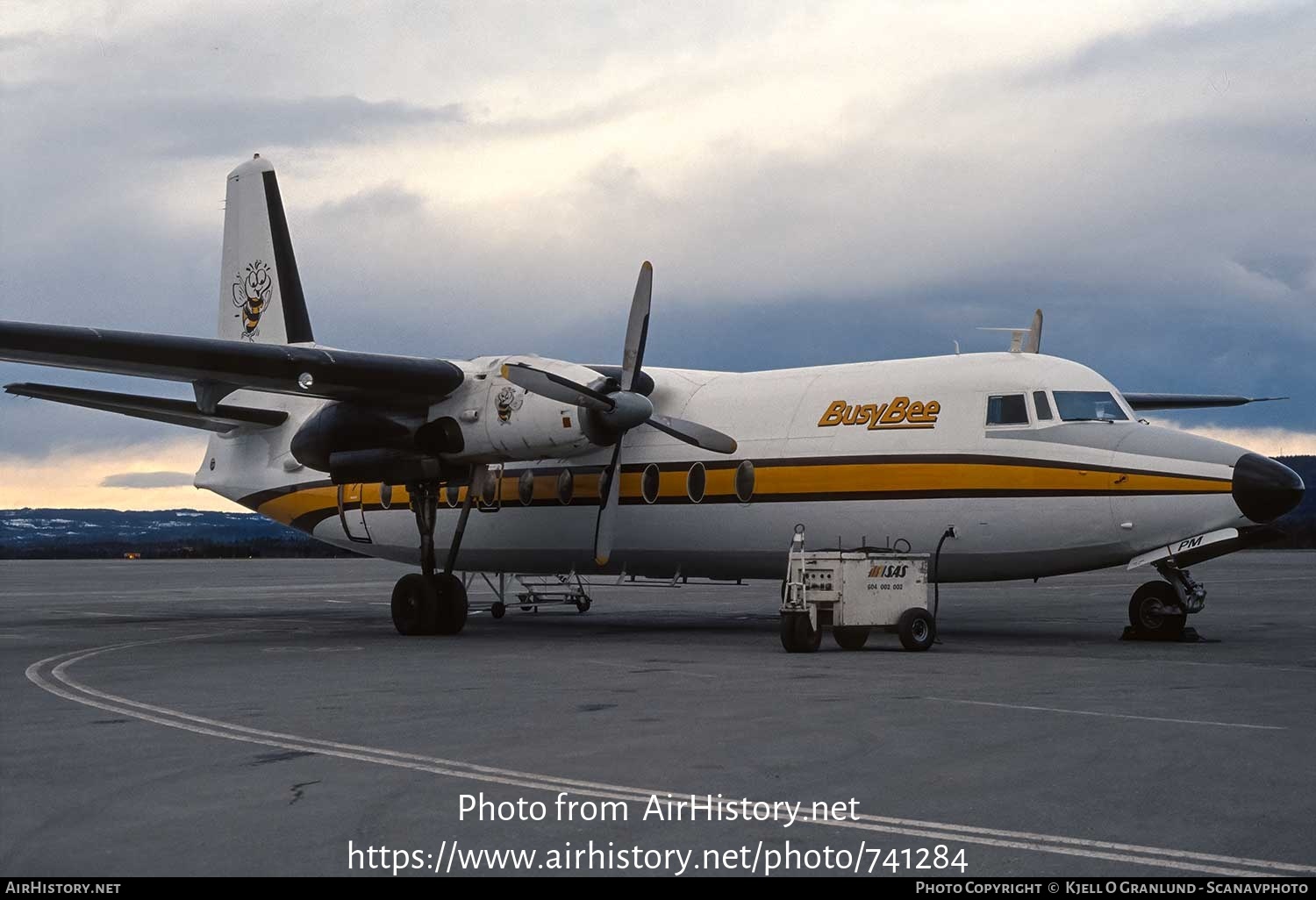 Aircraft Photo of LN-NPM | Fokker F27-100 Friendship | Busy Bee of Norway | AirHistory.net #741284