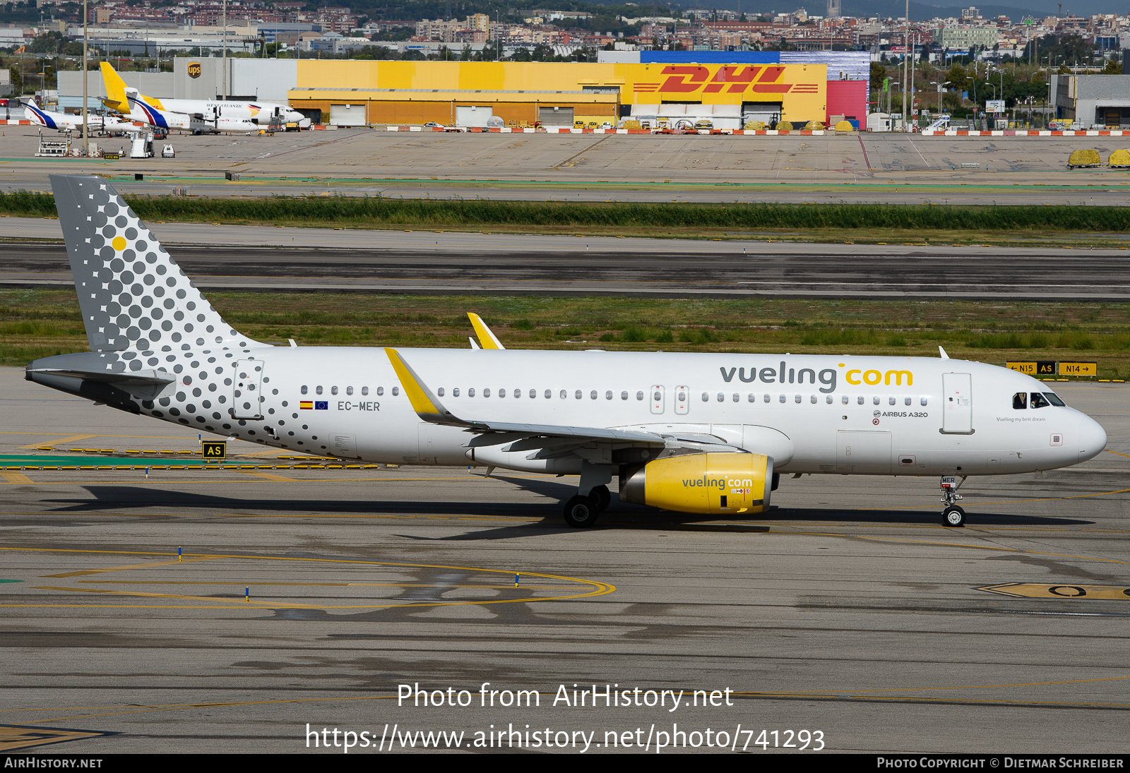 Aircraft Photo of EC-MER | Airbus A320-232 | Vueling Airlines | AirHistory.net #741293