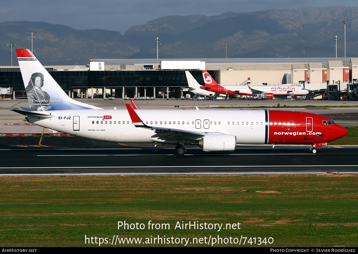 Aircraft Photo of EI-FJZ | Boeing 737-800 | Norwegian | AirHistory.net #741340