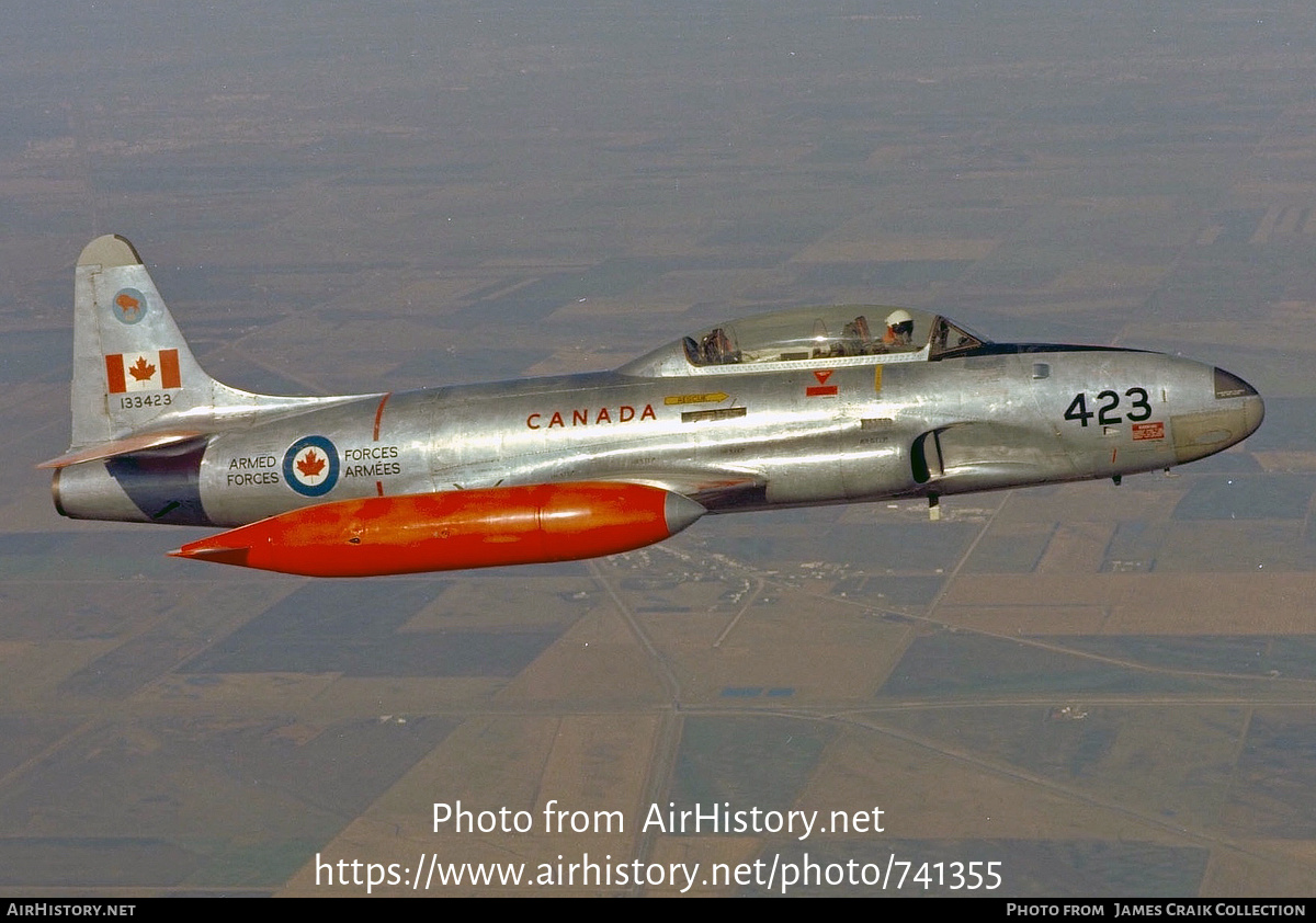 Aircraft Photo of 133423 | Canadair CT-133 Silver Star 3 | Canada - Air Force | AirHistory.net #741355