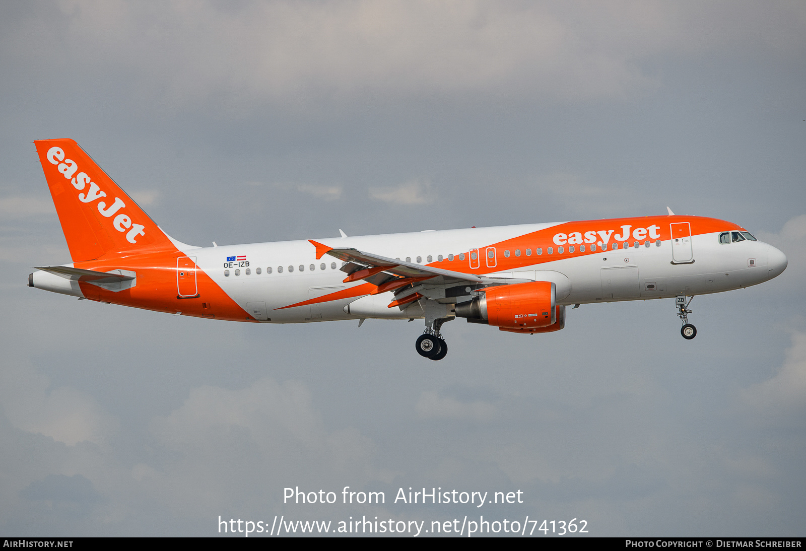 Aircraft Photo of OE-IZB | Airbus A320-214 | EasyJet | AirHistory.net #741362