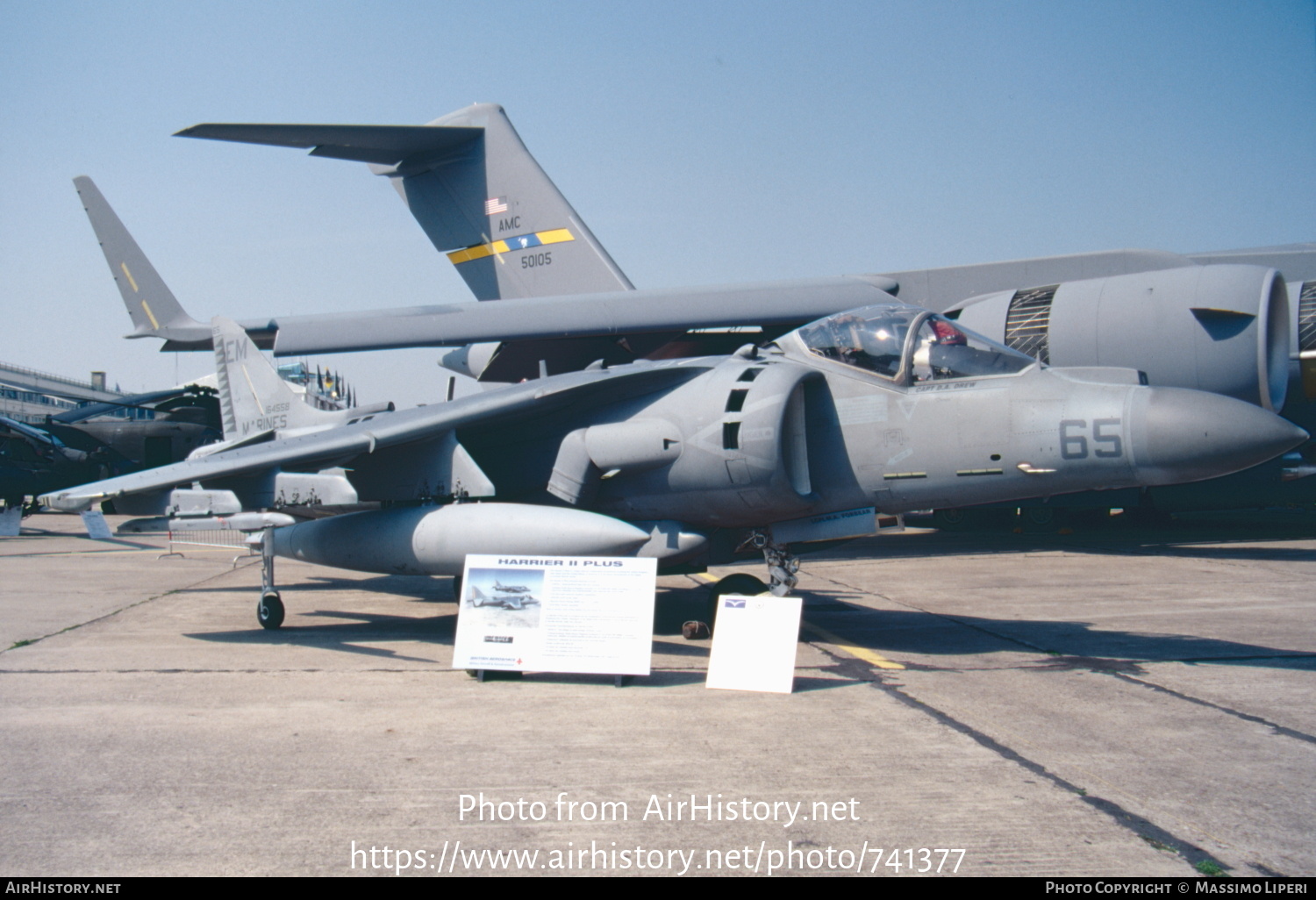 Aircraft Photo of 164558 | McDonnell Douglas AV-8B Harrier II+ | USA - Marines | AirHistory.net #741377