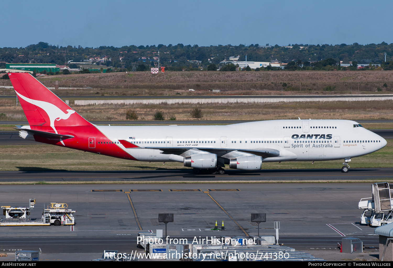 Aircraft Photo of VH-OJP | Boeing 747-438 | Qantas | AirHistory.net #741380