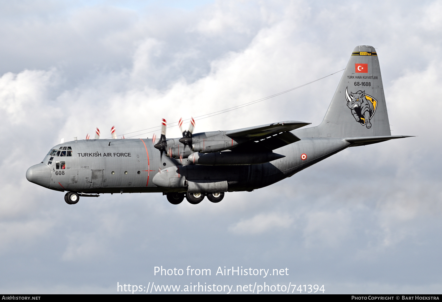 Aircraft Photo of 68-1608 | Lockheed C-130E Hercules (L-382) | Turkey - Air Force | AirHistory.net #741394