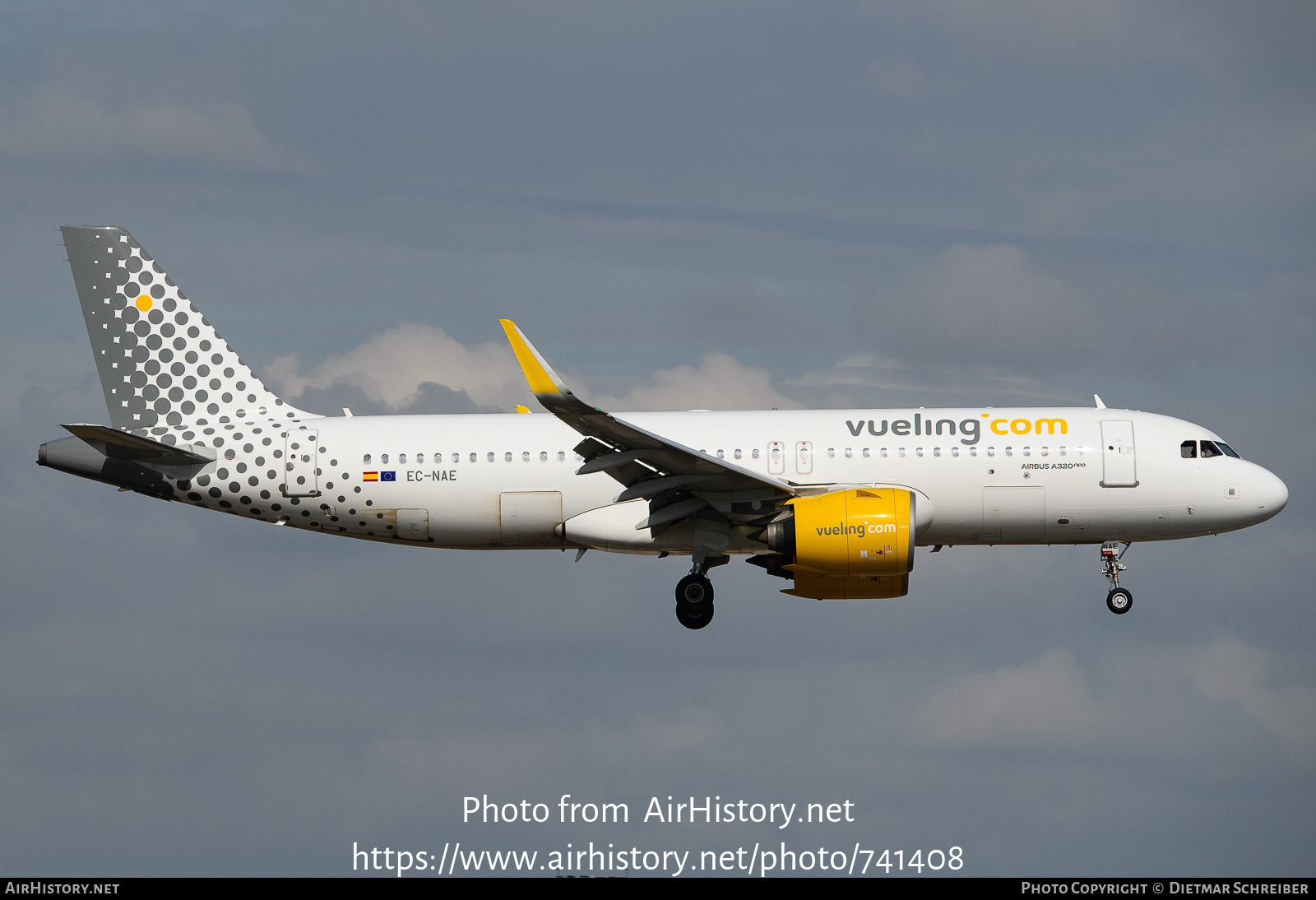 Aircraft Photo of EC-NAE | Airbus A320-271N | Vueling Airlines | AirHistory.net #741408