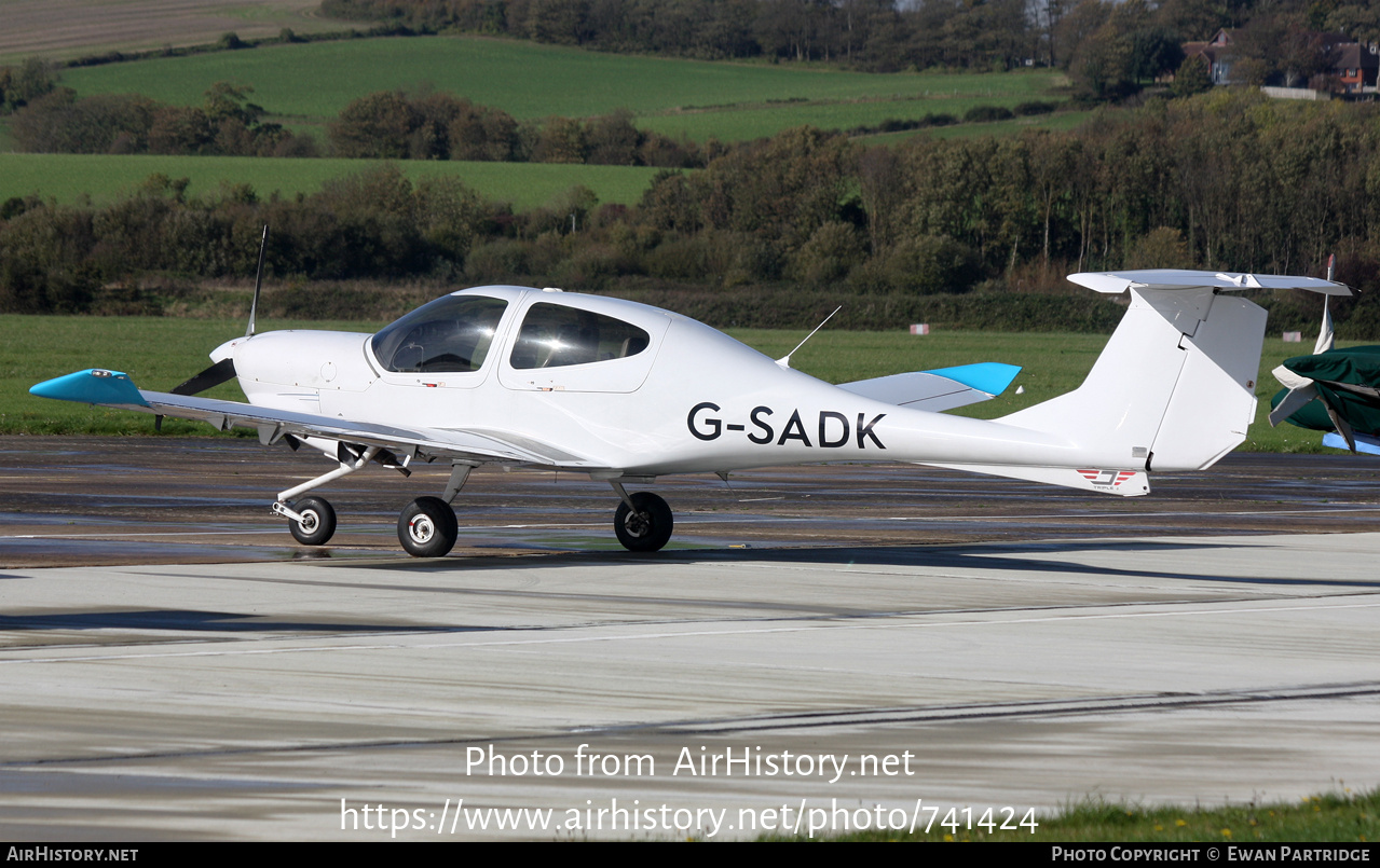 Aircraft Photo of G-SADK | Diamond DA40D Diamond Star TDI | AirHistory.net #741424