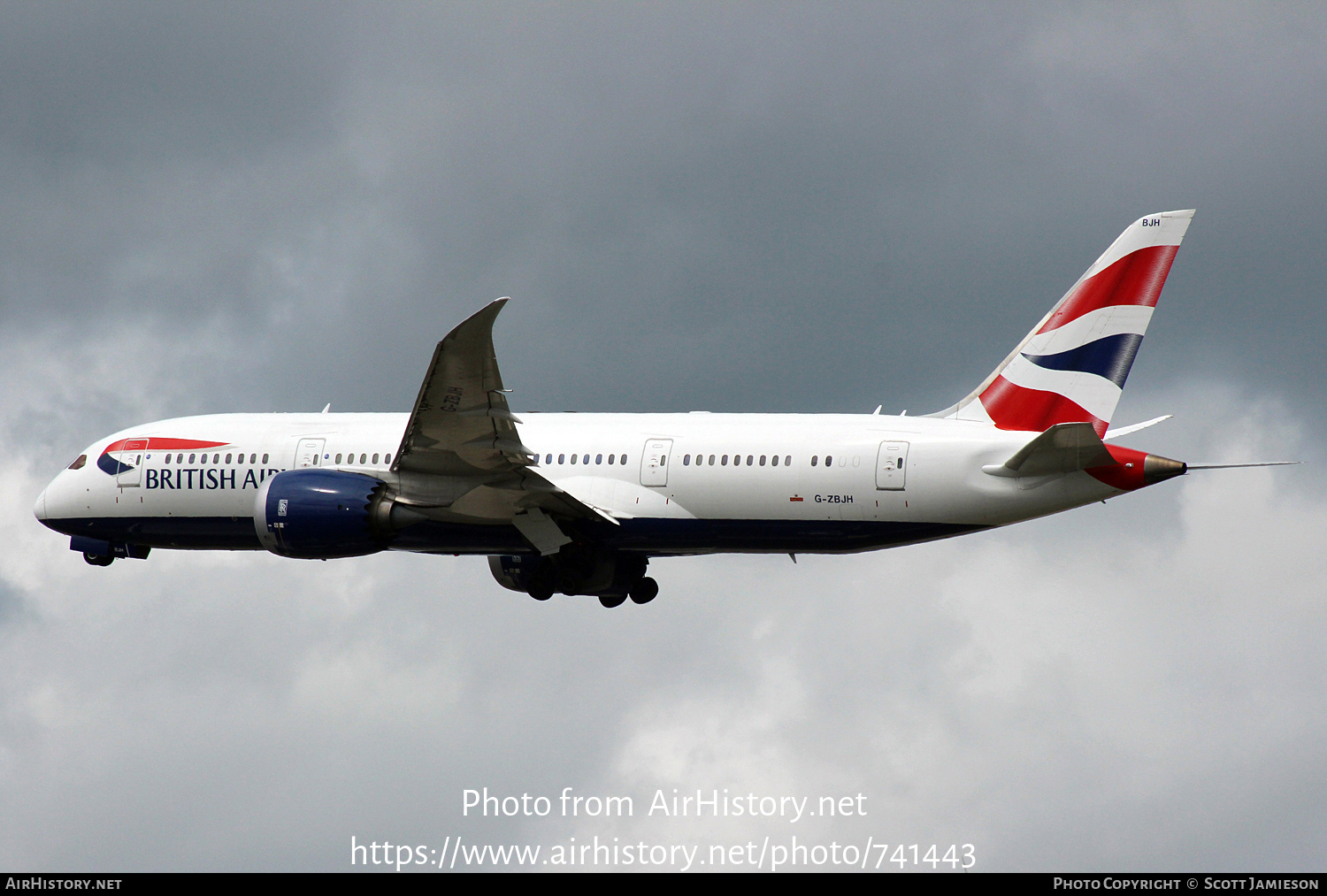 Aircraft Photo of G-ZBJH | Boeing 787-8 Dreamliner | British Airways | AirHistory.net #741443