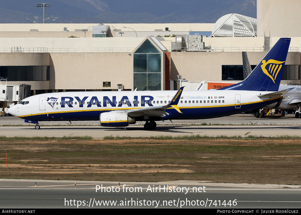 Aircraft Photo of EI-DPR | Boeing 737-8AS | Ryanair | AirHistory.net #741446