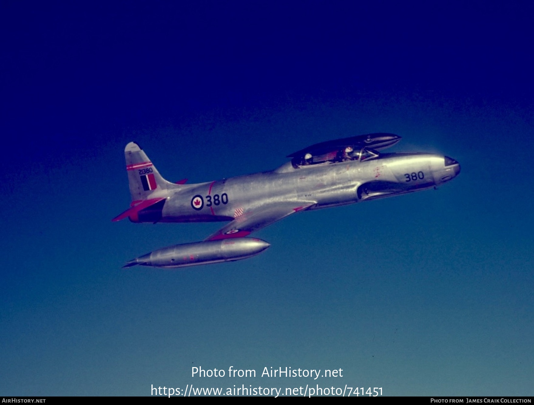 Aircraft Photo of 21380 | Canadair T-33AN Silver Star 3 | Canada - Air Force | AirHistory.net #741451