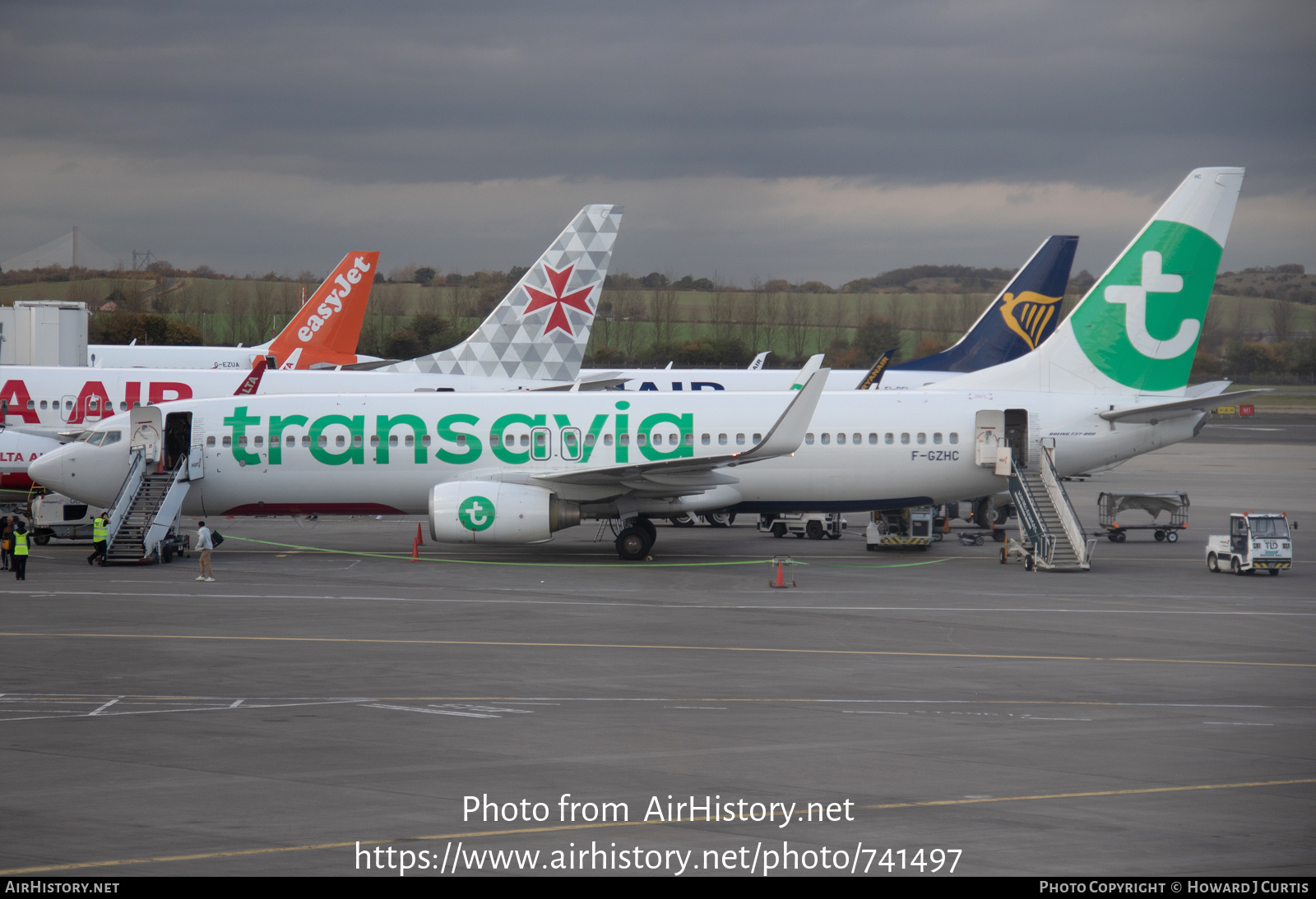 Aircraft Photo of F-GZHC | Boeing 737-8K2 | Transavia | AirHistory.net #741497