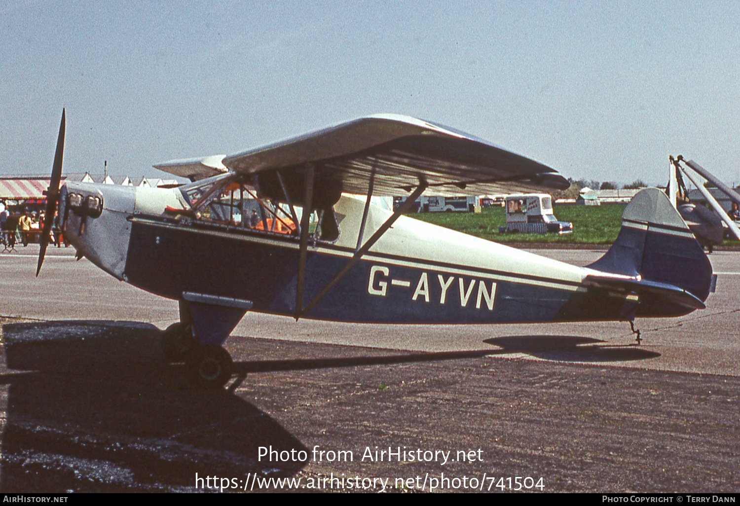 Aircraft Photo of G-AYVN | Luton LA-5A Major | AirHistory.net #741504