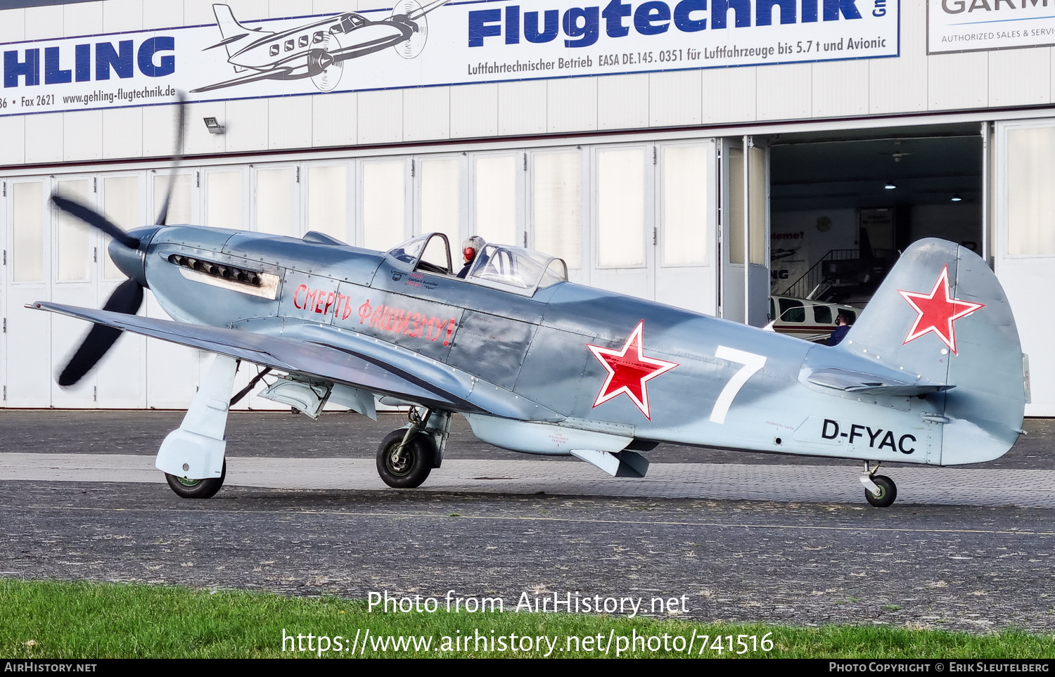 Aircraft Photo of D-FYAC / 7 white | Yakovlev Yak-3M | Soviet Union - Air Force | AirHistory.net #741516