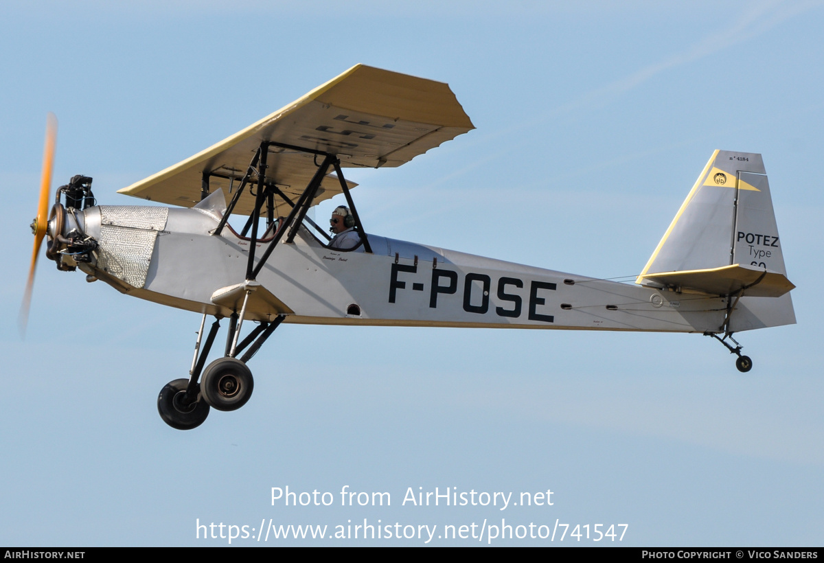 Aircraft Photo of F-POSE | Potez 60 Sauterelle | AirHistory.net #741547