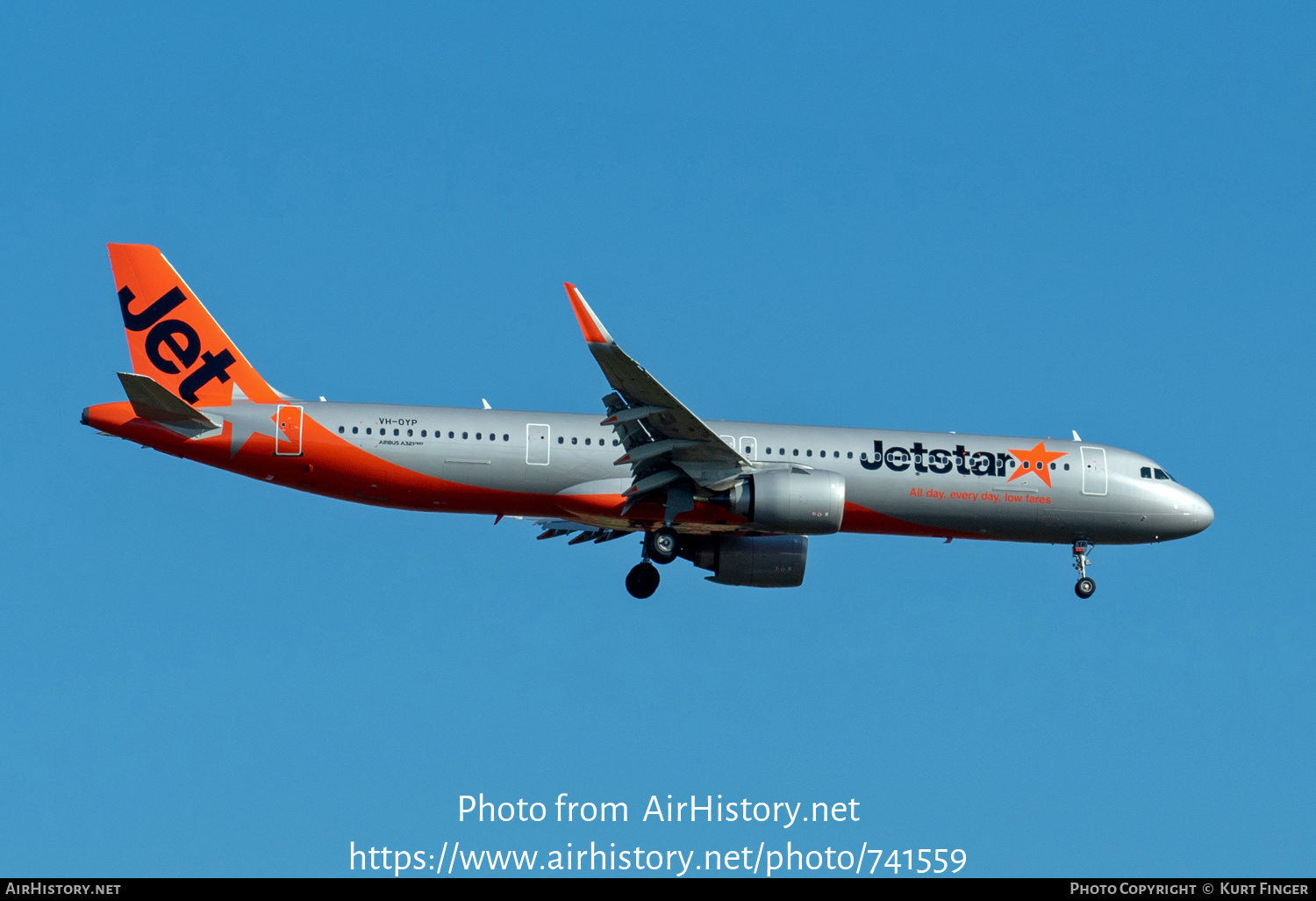 Aircraft Photo of VH-OYP | Airbus A321-251NX | Jetstar Airways | AirHistory.net #741559