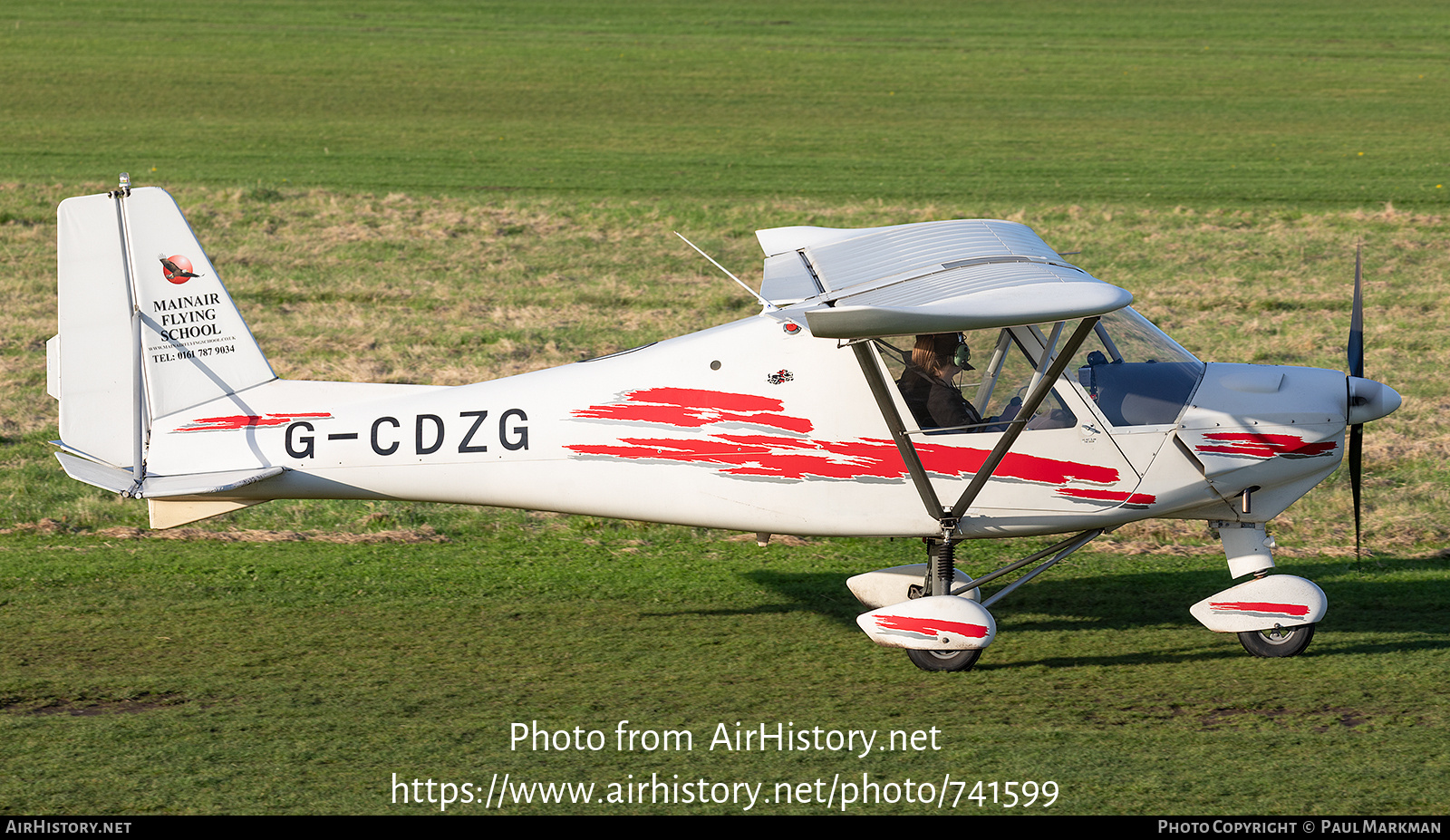 Aircraft Photo of G-CDZG | Comco Ikarus C42 | Mainair Flying School | AirHistory.net #741599