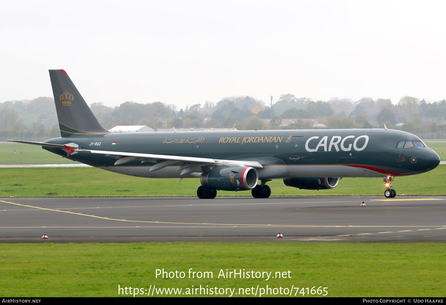 Aircraft Photo of JY-RAZ | Airbus A321-231/P2F | Royal Jordanian Airlines Cargo | AirHistory.net #741665