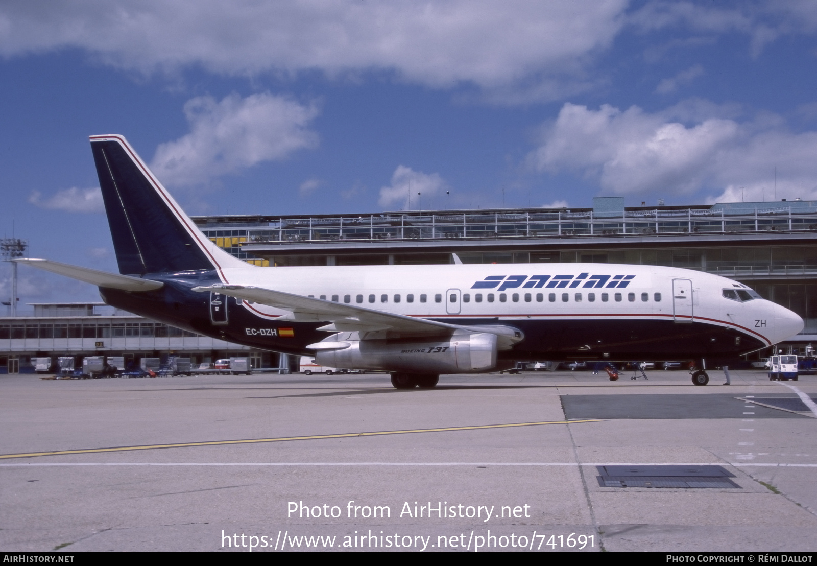 Aircraft Photo of EC-DZH | Boeing 737-2H4 | Spantax | AirHistory.net #741691