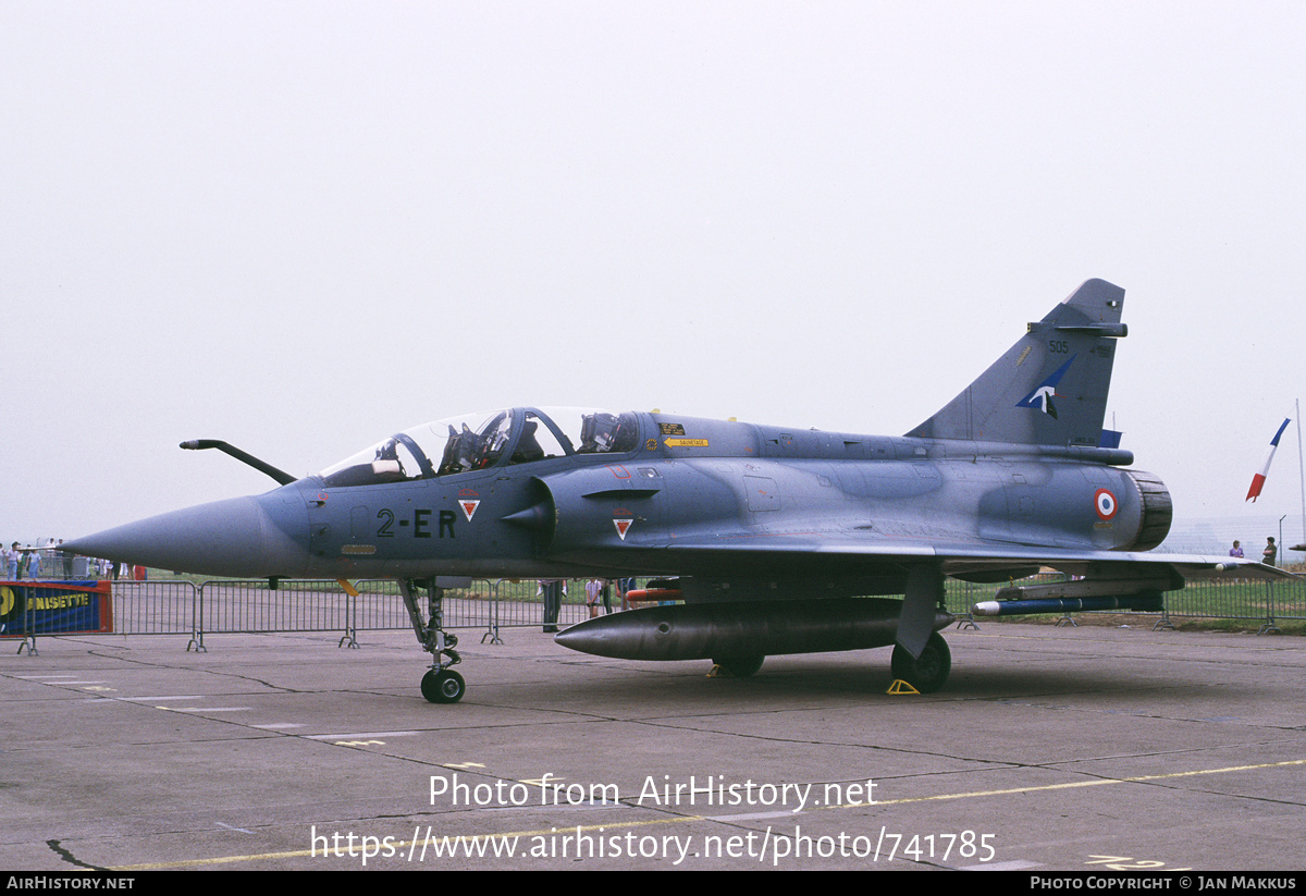 Aircraft Photo of 505 | Dassault Mirage 2000B | France - Air Force | AirHistory.net #741785